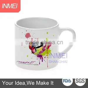 Wholesale Cheap Small Order Advertising Customized Logo Ceramic Mugs Cup 6oz thumbnail-2