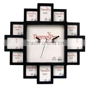 Wall Clock With 12 Photo Frame thumbnail-1