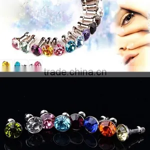 Lovely Mobile Phone 3.5MM Dust Plug / Phone Dust Cover Plug / Dust and Waterproof Mobile Phone thumbnail-1