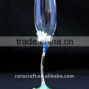 Pewter Design Wedding Champagne Flute thumbnail-1