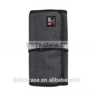 HOT BUBM Black Spring Rolls Folding Storage Bag, Usb Flash Drive Case thumbnail-1