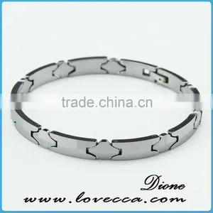 Black Tungsten Fashion Jewelry Health Blood Circulation Bracelet for Sale thumbnail-6