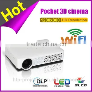 Hot Pocket 3D Cinema Mini Led Video Projector Mini Holographic Projector for Sale thumbnail-1