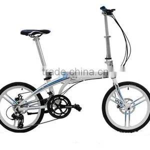 Mini Folding Bike Pocket Bike 49cc Ladies Folding Bicycle thumbnail-3