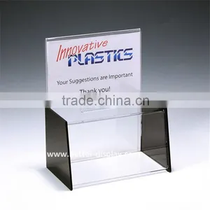 Wholesale Acrylic Charity Box Ideas thumbnail-1