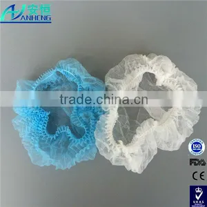 Nonwoven Medical Use Disposable Colored Hair Nets thumbnail-3