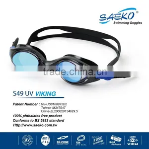 Viking Mirror - One Piece Fitness US Patent Adult Swimming Goggles thumbnail-1
