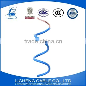 PVC Building Flexible Electric Wire Blue House Wiring 10mm2 thumbnail-2