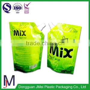 Plastic Packaging Bag Liquid Detergent Bag With Spout thumbnail-1