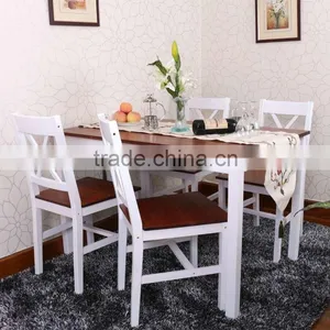 Modern Solid Wooden Dining Table and Solid Wood Chairs ITEM NO.03 thumbnail-1