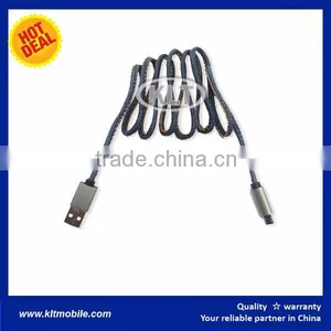 Leather USB Cable / Cowboy Usb Cable for Mobile Phone thumbnail-4