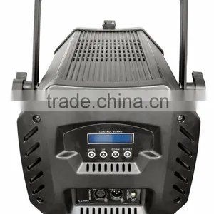 300Watt Pro Electronic Zoom Focusable DMX Dimming Sound 300W RGBW 4IN1 COB LED Fresnel Studio Video TV Spot Light With Shutters thumbnail-5