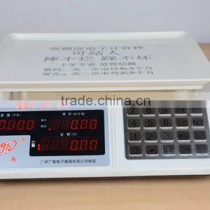 Digital Electronic Price Computing Food Meat Price Scale With Stainless Button thumbnail-2