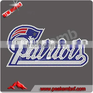Hot Sale Iron Ons Patriots Hotfix Motif Design for Clothes thumbnail-1