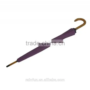 24 k Manual Open Strong Purple Long Umbrella thumbnail-5