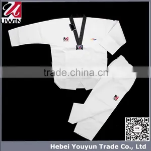 UWIN 2016 New Style WTF Training Kimono Taek Won do Uniform 100% Cotton 65% Cotton thumbnail-1