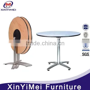 Wood Folding Bar Table For Coffee Shop thumbnail-2