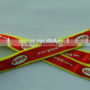 Custom Promotional Satin Ribbon Stitched Lanyards thumbnail-1