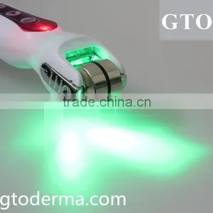 GTO 2014new Hotsales Led Vibration 540needles Micro Needle Derma Roller thumbnail-3