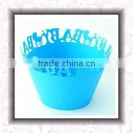 Blue Butterfly Decorative Cupcake Wrapper for 2016 Olympic Game thumbnail-2