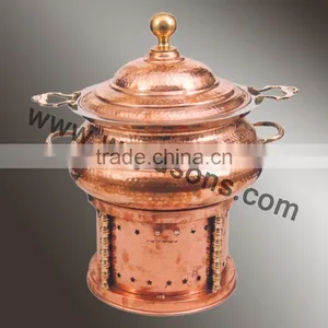 New Design Party Supplies Chafing Dish | Rounded Base Chafing Dish | Brass Plated Chafing Dish thumbnail-2