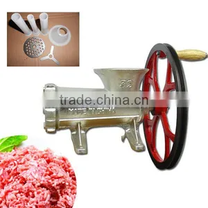 8# Cast Iron Electroplate Tinned Manual Meat Grinder Machine Hand Operate Meat Mincer thumbnail-3