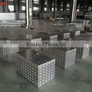 Top 1 High Quality 2.5mm Aluminium Check Plate Small Rectangle Tool Box thumbnail-6