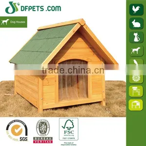 Economical Wood Prefab Dog House thumbnail-1