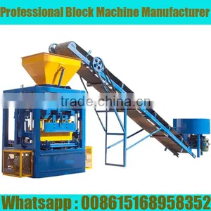 QT4-24 Fiji Construction Bricks Making Machine for Sale thumbnail-2