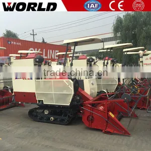 32hp Full Feeding 0.5m3 Grain Tank Mini Rice Wheat Combine Harvester thumbnail-1