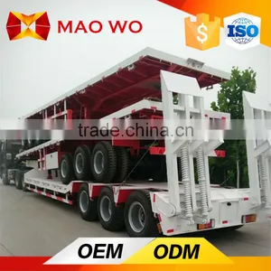 Maowo Used 13M Low Bed Semi Trailer for Hot Sale thumbnail-3