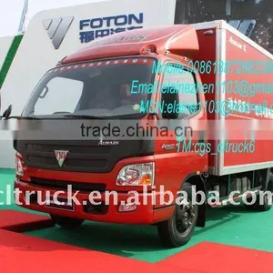 Foton 4*2 Food Box Van Truck for Sale thumbnail-1