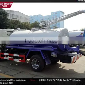 Dongfeng 4*2 95hp Small 4000-5000 Liter Vacuum Tank Truck Vacuum Truck Sale Vacuum Tankers for Sale thumbnail-5