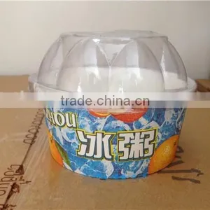 Plastic Domed Lid for Paper Bowl thumbnail-1