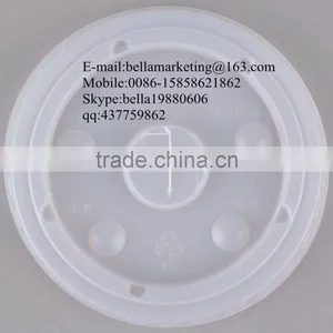 Plastic Lid With Straw Slot for 16, 20, and 24 Oz. Tall Paper Lemonade Cup thumbnail-2