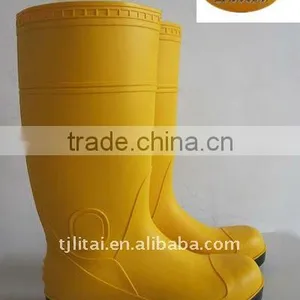 2015 HOT Rain Safety Work Shoes Boots,PVC Mining Safety Boots With Steel Toe thumbnail-2