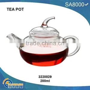 TP029(200ML),heat Resistant Glass Teapot thumbnail-1