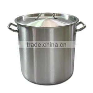Resturant Kitchen Commercial Stainless Steel Large Stock Pot thumbnail-1