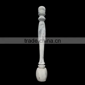 Hand Carved Natural Marble Column thumbnail-1