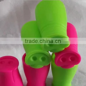 Silicone Kid Toddler Unbreakable Drinking Cup Piggy Snout Funny Cup thumbnail-5