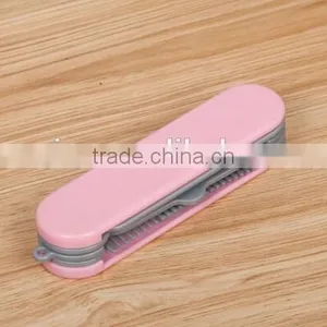 5 In 1 Folding Hair Comb Mirror Brush Comb Set Hair Combs thumbnail-2