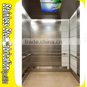 Top Grade Stainless Steel Interor Design Elevator Cabin Decoration thumbnail-5
