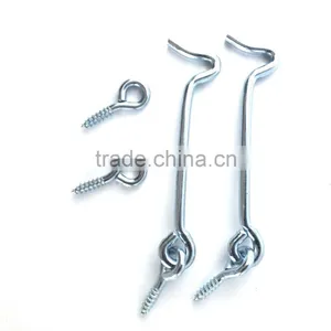 Easy Installation Heavy Safety Hook With Screw Eye, Zinc Plated thumbnail-4