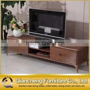 Pine Wood New Design Modern TV Cabinet With Drawers thumbnail-2