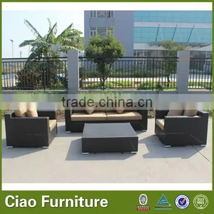2016 Season Patio Wicker Furniture 4 Pcs Sectional Sofa Set thumbnail-3
