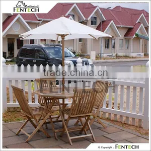 Best Quality Fentech 100% Pvc Uv Proof Picket Pvc/Plastic/Picket Fence thumbnail-2