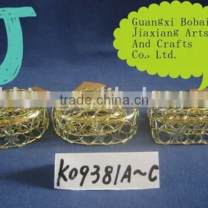 Gold Metal Wire Indoor Gift Box for Chinese New Year thumbnail-1