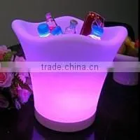 REIDZ Factory Hot Supply Colour Changing LED Ice Bucket 3.5L Hot Sale PP Illuminated Led Ice Bucket thumbnail-1