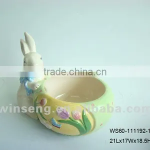 Lovely Rabbit Ceramic Easter Ashtray thumbnail-1