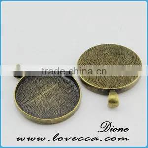 Zinc Alloy Charm for Bracelet Accessories ,fashion Alloy Pendant Setting,pendant Trays and Setting thumbnail-1